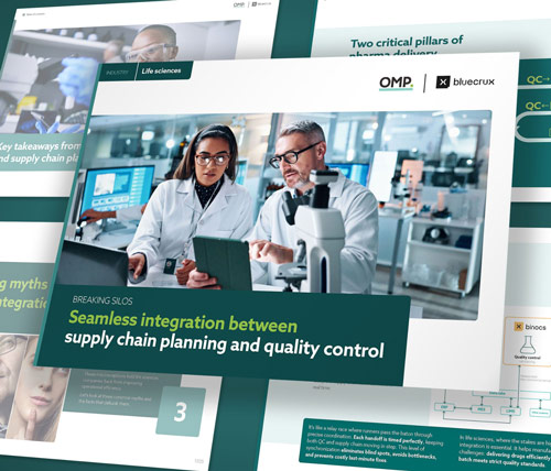 Seamless integration between supply chain planning and quality control