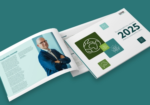 OMP's sustainability report
